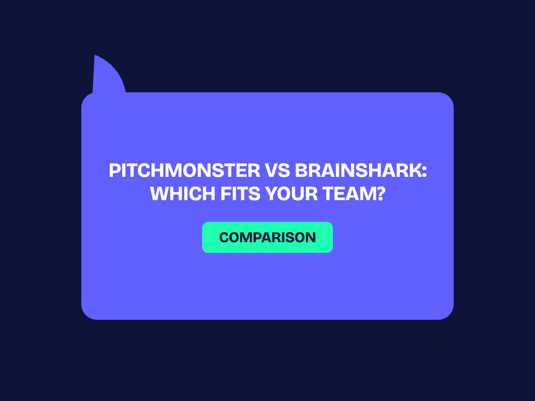 PitchMonster vs Brainshark: Which Sales Role-Play Tool Fits? (2026)