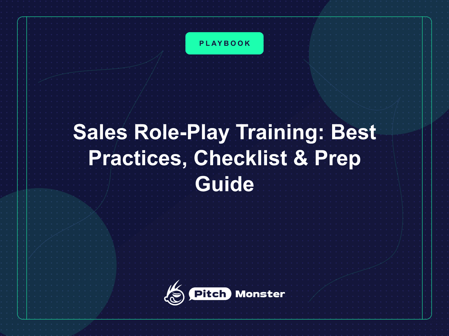 Sales Role-Play Training: Best Practices, Checklist & Prep Guide (Updated 2026) — PitchMonster blog cover