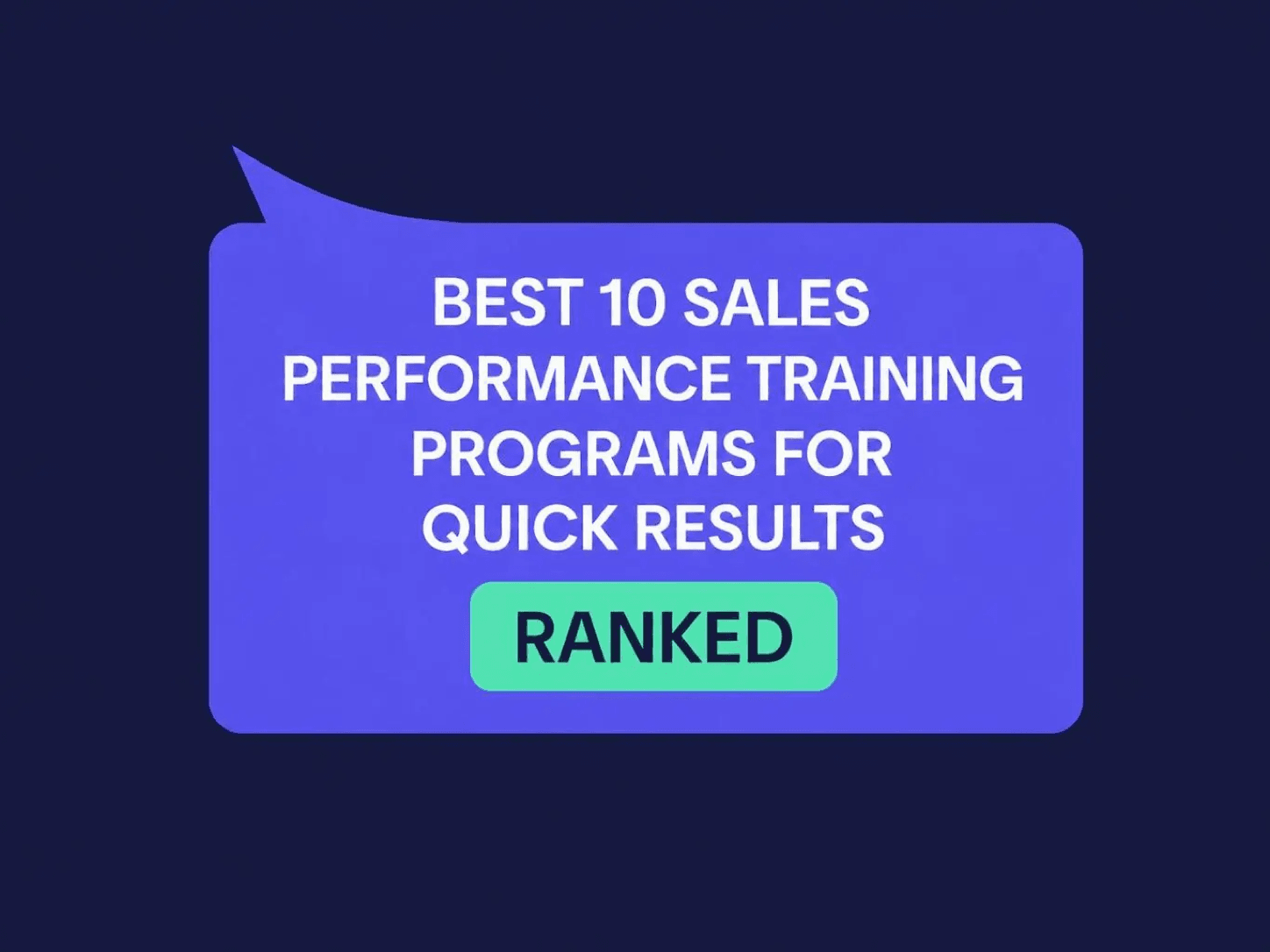 10 Best Sales Performance Training Programs for Fast Results in 2026