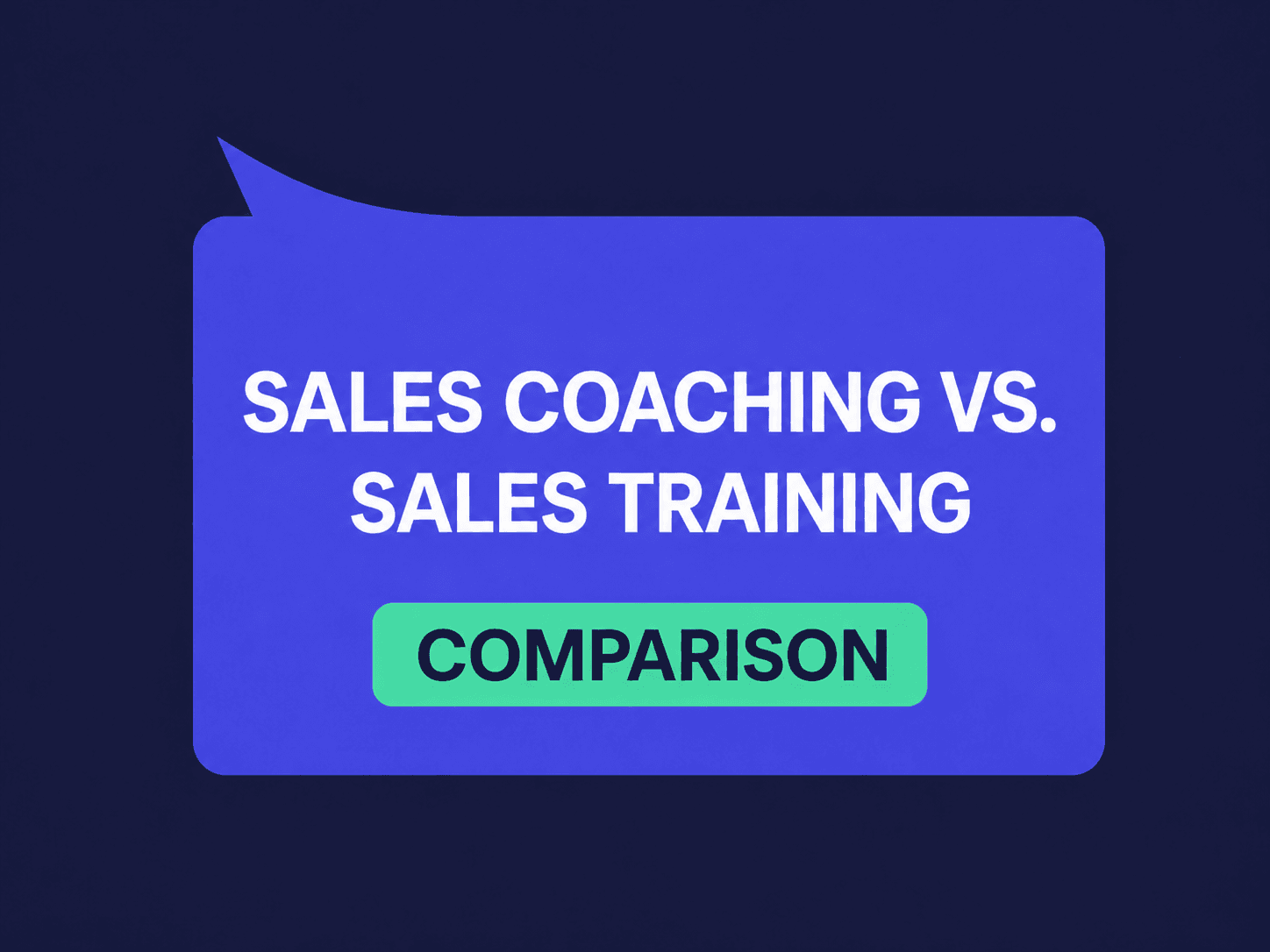Sales Coaching vs Sales Training: Key Differences in 2026