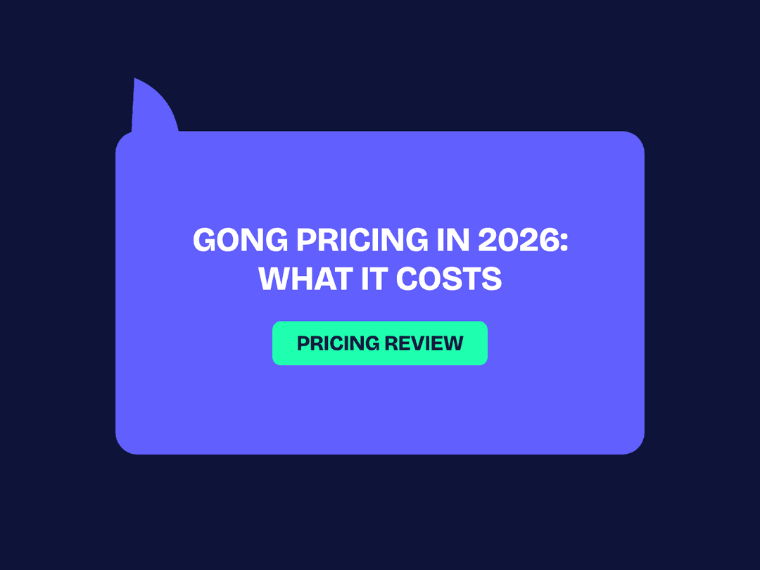 Gong Pricing in 2026: The Real Cost (Full Breakdown)