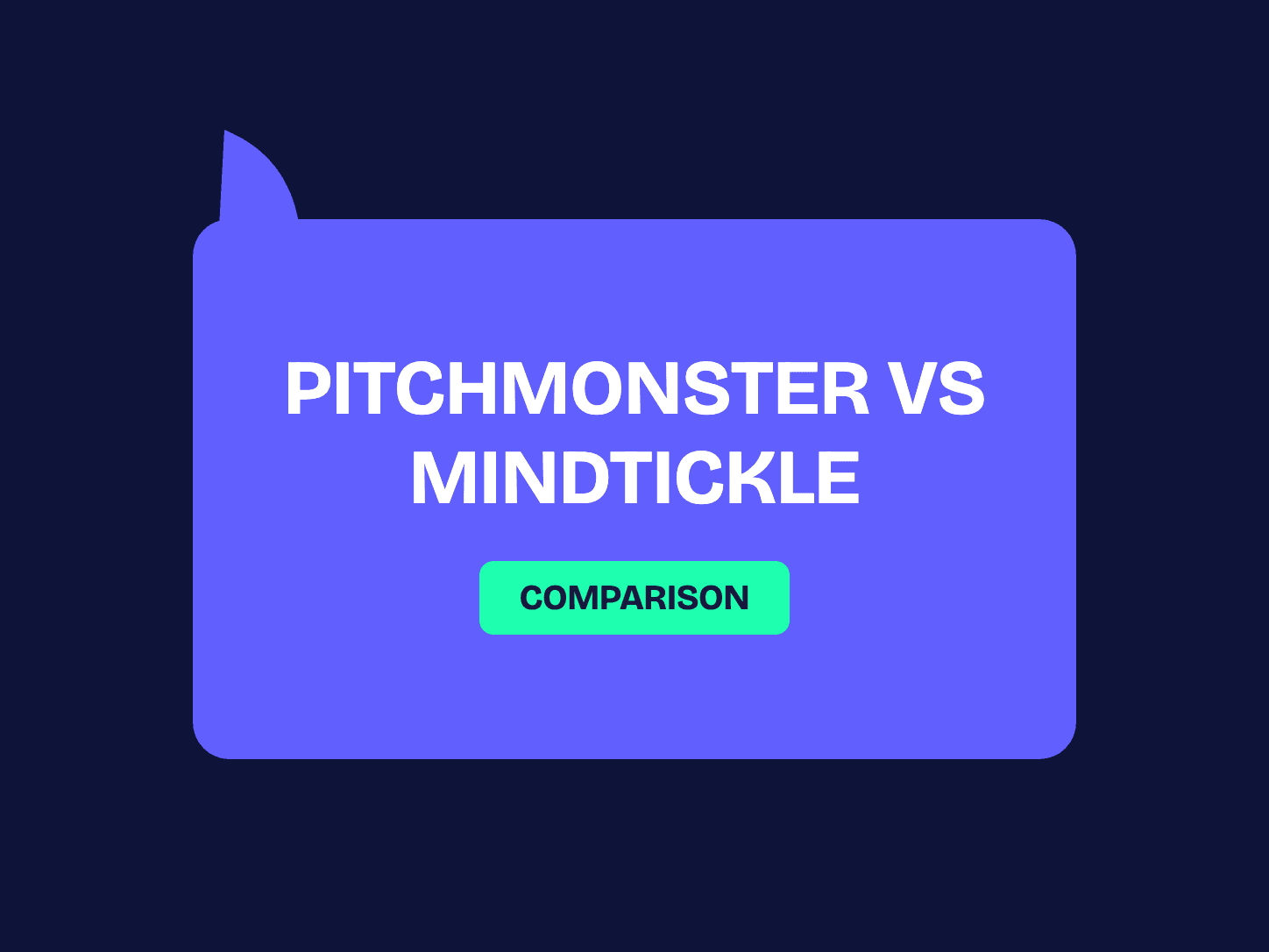 PitchMonster vs Mindtickle comparison cover