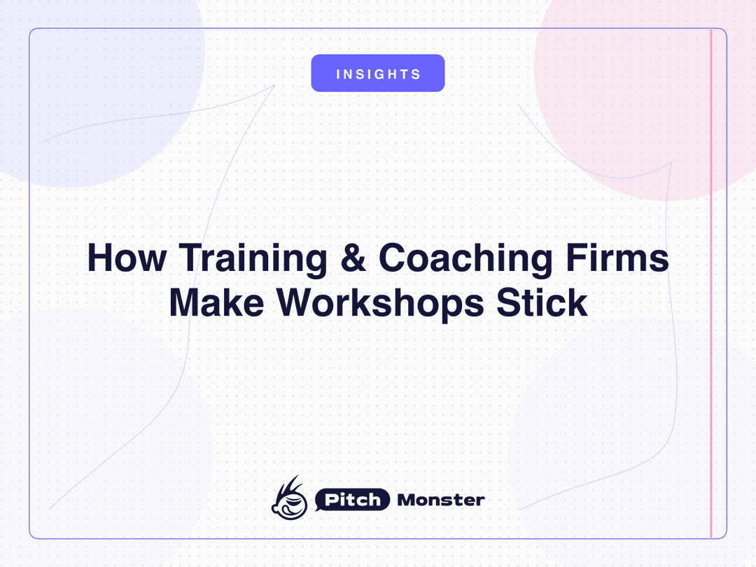 How Sales Training and Coaching Firms Make Workshops Stick: Practice as a Delivery Layer